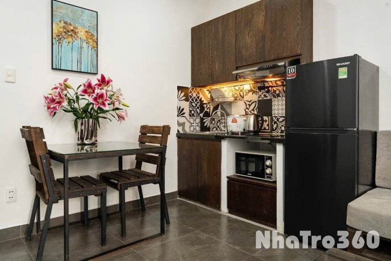 Cho thuê căn hộ cho thuê Quận 1, đường Lê Thị Riêng, gần ĐH Văn Lang, Công Viên Toa Đàn, 23/9