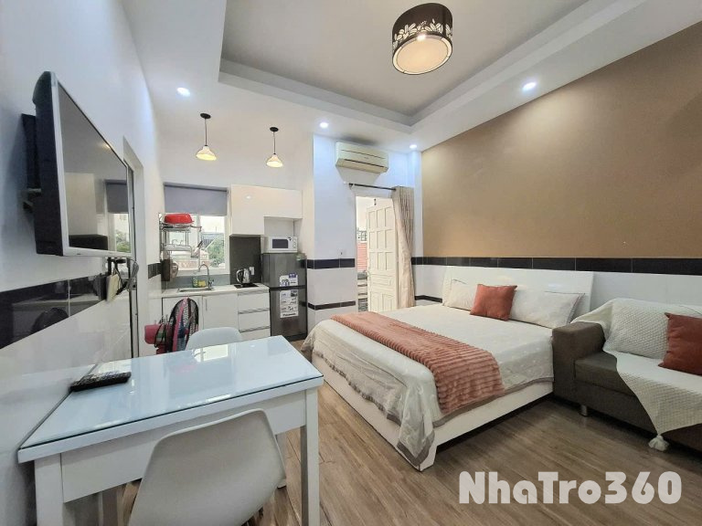 ✨CHO THUÊ CĂN HỘ STUDIO BAN CÔNG - FULL NỘI THẤT QUẬN 8✨️