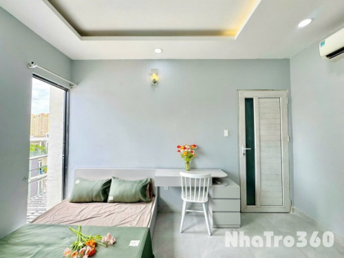 Cho thuê căn hộ Studio Ban công Q1 gần cầu Nguyễn Văn Cừ, Nowzone, ĐH KHTN, ĐH Sài Gòn, ĐH Sư Phạm