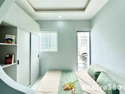 Cho thuê căn hộ Studio Ban công Q1 gần cầu Nguyễn Văn Cừ, Nowzone, ĐH KHTN, ĐH Sài Gòn, ĐH Sư Phạm