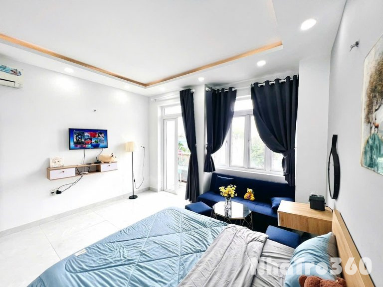 Cho Thuê Căn Hộ 1PN Ban Công Gần Trường ĐH HUFLIT