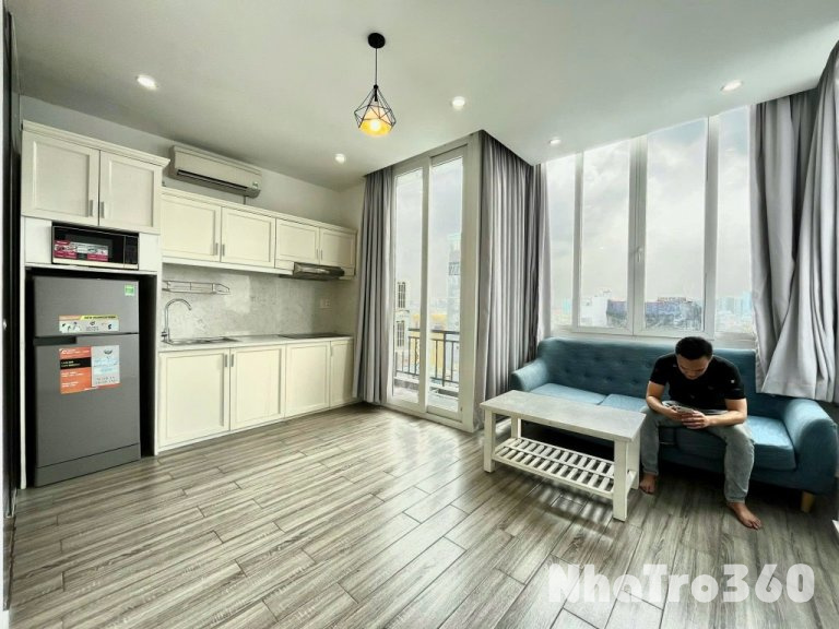 Cho Thuê Căn Hộ 1PN Gần Vòng Xoay Lăng Cha Cả