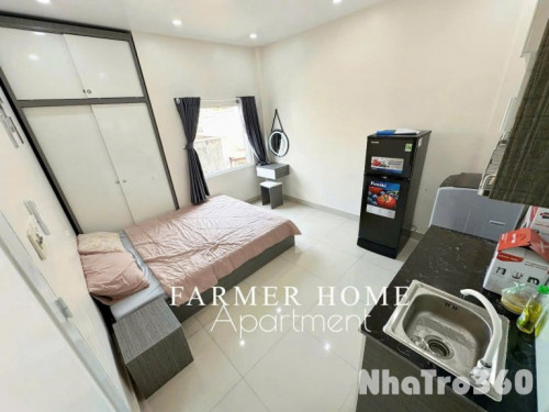 Studio giá rẻ cửa sổ lớn - có máy giặt riêng - full nội thất tại trung tâm quận 10