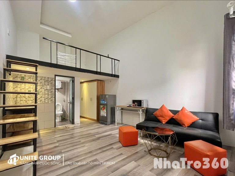 Cho thuê căn hộ Duplex Cửa sổ Q4 gần ĐH Luật, ĐH Nguyễn Tất Thành, cầu Kênh Tẻ, cầu Ông Lãnh