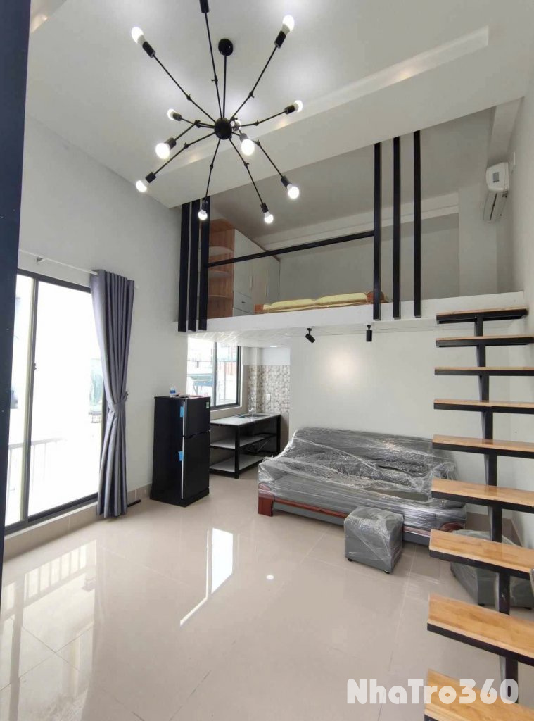 Cho thuê căn hộ Duplex Cửa sổ Q4 gần ĐH Luật, ĐH Nguyễn Tất Thành, cầu Kênh Tẻ, cầu Ông Lãnh