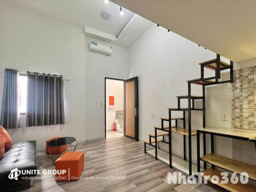 Cho thuê căn hộ Duplex Cửa sổ Q4 gần ĐH Luật, ĐH Nguyễn Tất Thành, cầu Kênh Tẻ, cầu Ông Lãnh