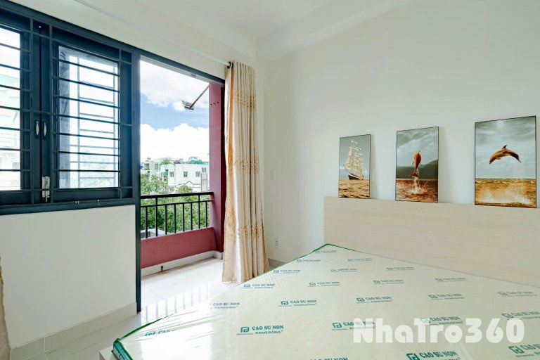 🏠 Studio ban công lớn - full nội thất - máy giặt riêng - tách bếp ngay chân cầu Nguyễn Văn Cừ.