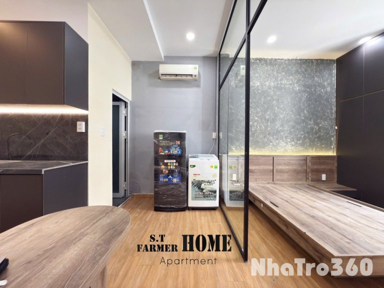 Full nội thất, cửa sổ, studio, tách bếp, 1pn