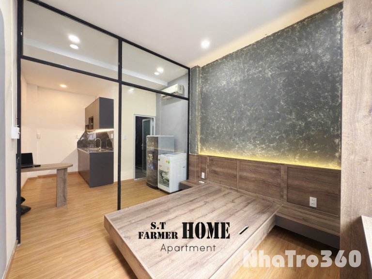 Full nội thất, cửa sổ, studio, tách bếp, 1pn