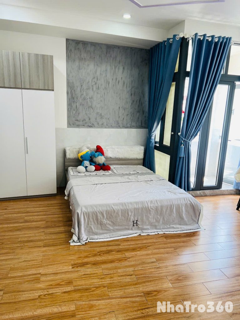 Cho thuê căn hộ Studio Ban công Q4 gần cầu Kênh Tẻ, ĐH Luật, ĐH Nguyễn Tất Thành, cầu Khánh Hội