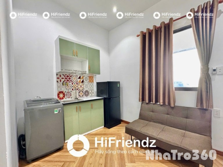 Full nội thất, 1 phòng ngủ, tách bếp, cửa sổ