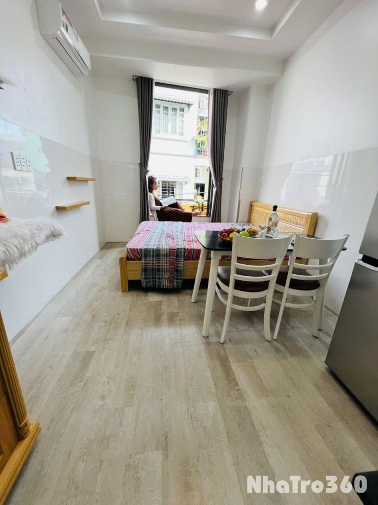 ✨ Cho thuê căn hộ Studio có ban công thoáng mát tại Q4 – Full nội thất gần ĐH Luật, ĐH Nguyễn Tất Thành, cầu Tân Thuận ✨