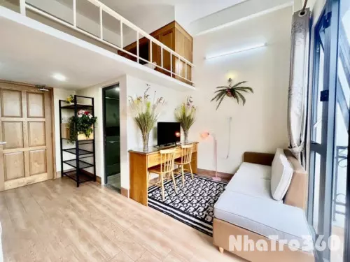 Cho Thuê Căn Hộ 1PN Ban Công Gần CVVH Lê Thị Riêng