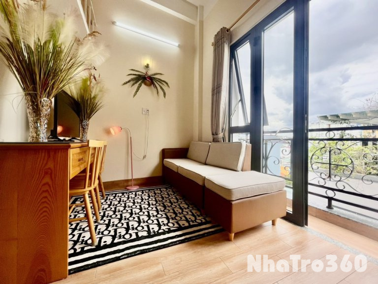 Cho Thuê Căn Hộ 1PN Ban Công Gần CVVH Lê Thị Riêng