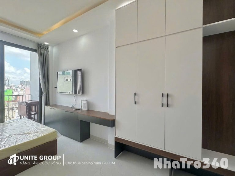 Cho thuê căn hộ Studio Ban công, Máy giặt riêng Q8 gần cầu Nguyễn Văn Cừ, cầu chữ Y, Parc Mall