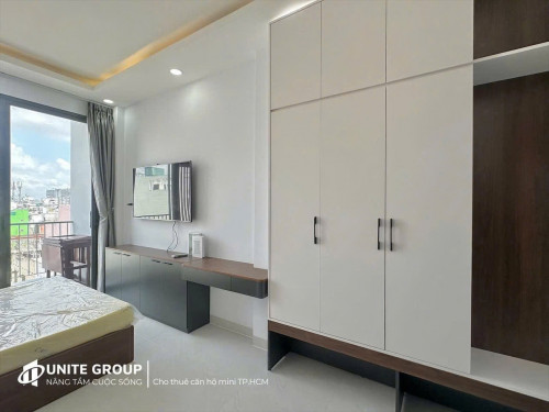 Cho thuê căn hộ Studio Ban công, Máy giặt riêng Q8 gần cầu Nguyễn Văn Cừ, cầu chữ Y, Parc Mall