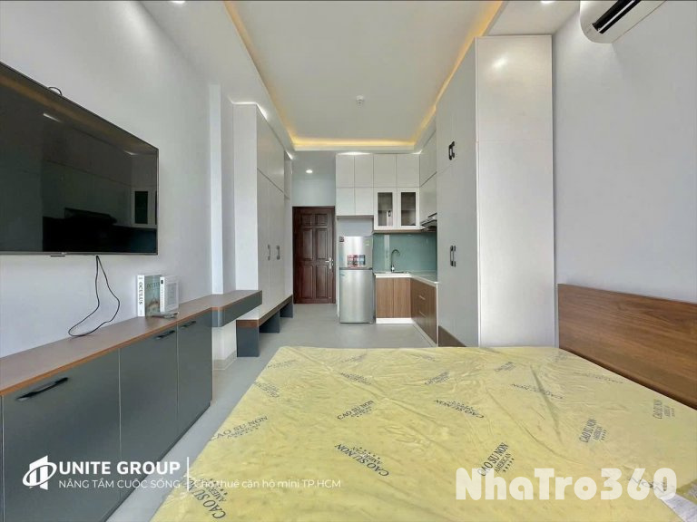 Cho thuê căn hộ Studio Ban công, Máy giặt riêng Q8 gần cầu Nguyễn Văn Cừ, cầu chữ Y, Parc Mall