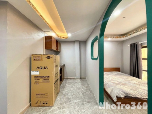 Full nội thất, 1 phòng ngủ, tách bếp, cửa sổ