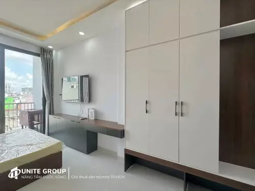 Cho thuê căn hộ Studio Ban công, Máy giặt riêng Q8 gần cầu Nguyễn Văn Cừ, cầu chữ Y, Parc Mall