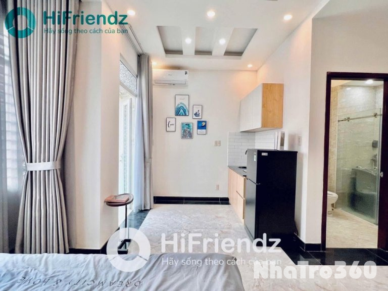 STUDIO BAN CÔNG FULL NỘI THẤT GẦN CV LÊ THỊ RIÊNG