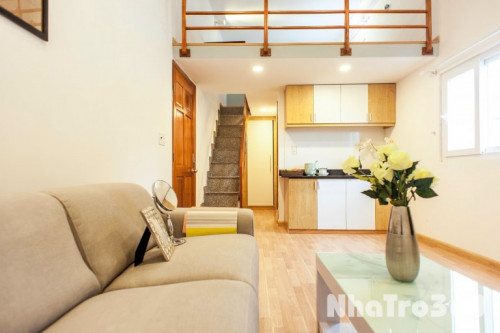 Cho thuê căn hộ Duplex, 50m2, Q4, Đường Bến Vân Đồn, gần ĐH Luật, ĐH Nguyễn Tất Thành, Chợ Xóm Chiếu