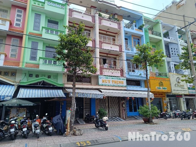 Cho thuê nhà mặt tiền KDC Tạ Quang Bửu, P. Bình Đông, Q.8 – 4m x 16m, 1 trệt + 3 lầu