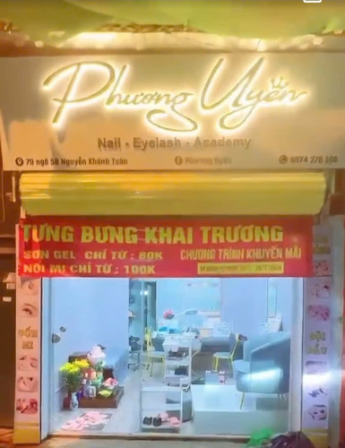 Sang nhượng tiệm Nail – Mi – Gội Địa chỉ: 79 ngõ 58 Nguyễn Khánh Toàn, Cầu Giấy