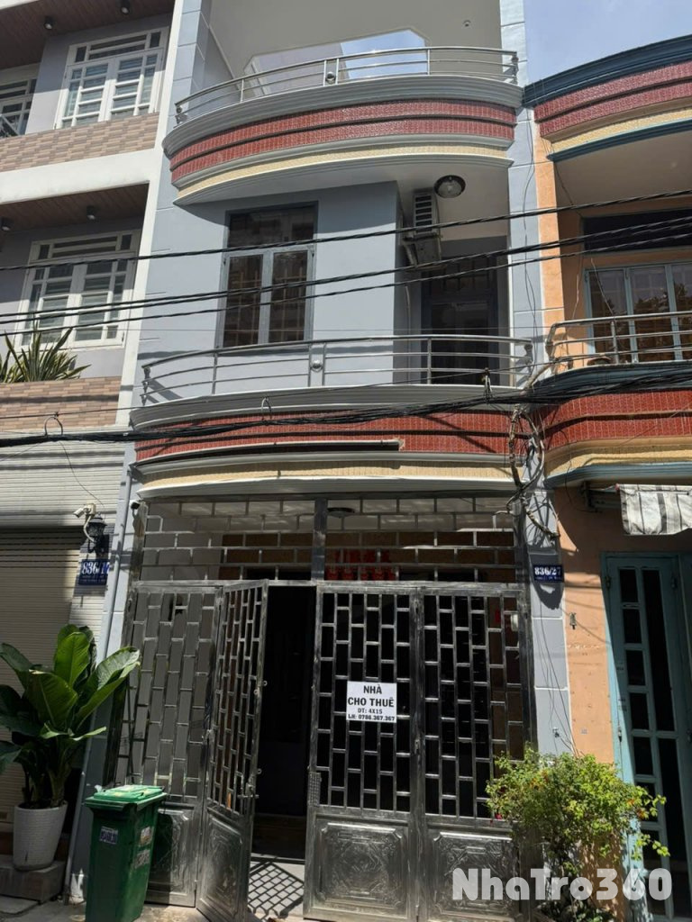 Chính chủ cần Cho thuê nhà nguyên căn 2 mặt tiền hẻm, mỗi hẻm 8m tại Hẻm 1/Hương Lộ 2 (Bình Tân cũ)