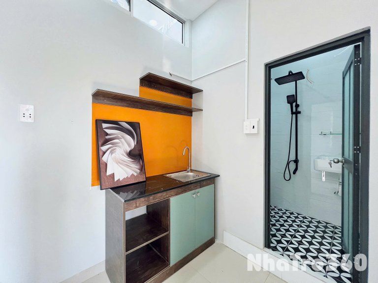 Khai trương căn STUDIO BAN CÔNG TÁCH BẾP khách ở liền được giá siu ổn