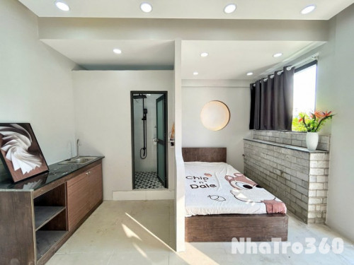 Khai trương căn STUDIO BAN CÔNG TÁCH BẾP khách ở liền được giá siu ổn