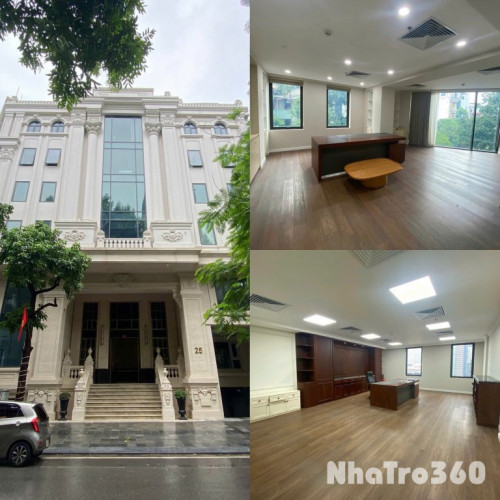 Toà nhà Văn Phòng tại 25 Tô Hiến Thành, Hà Nội S sàn=500m2 cho thuê có hợp tác môi giới