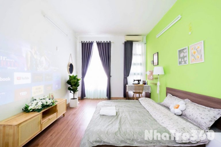 Cho thuê căn hộ quận 1 cửa sổ thoáng full nội thất