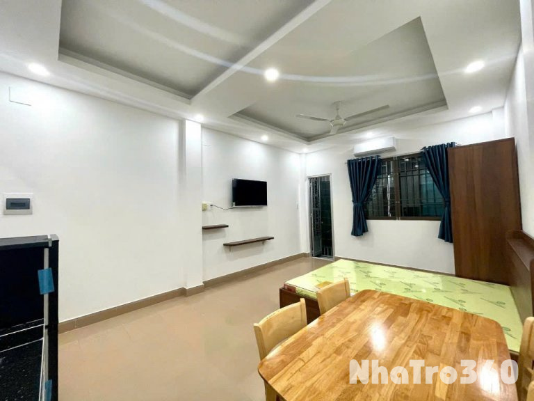 CĂN HỘ CỬA SỔ FULL NỘI THẤT QUẬN 1 GẦN CẦU ÔNG LÃNH