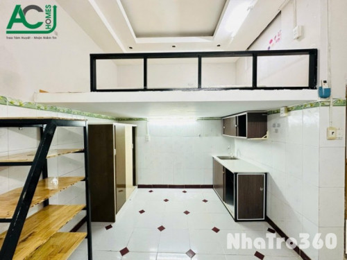 Phòng trọ gác, sẵn máy lạnh gần HUIT