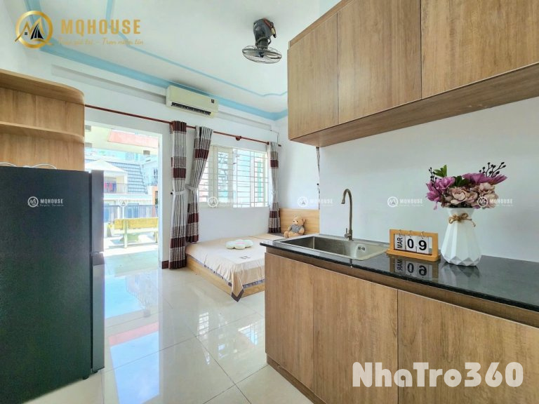 Studio Full Nội Thất Ban Công gần sân bay