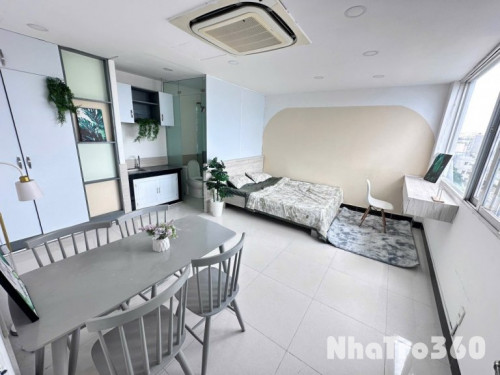 Căn hộ Studio full nội thất – cửa sổ thoáng mát