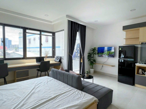 ✨ Cho Thuê Căn Hộ Studio Hoàng Văn Thụ – Tân Bình ,  Ban Công Rộng, Full Nội Thất, Máy Giặt Riêng