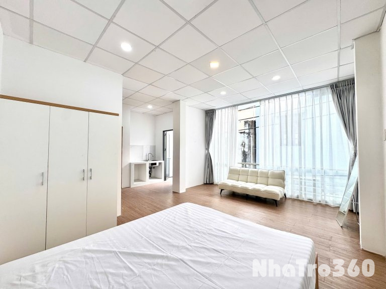 Cho thuê căn hộ Studio Ban công thoáng Q8 gần cầu Nguyễn Văn Cừ, vòng xoay Trung Sơn, TDTU