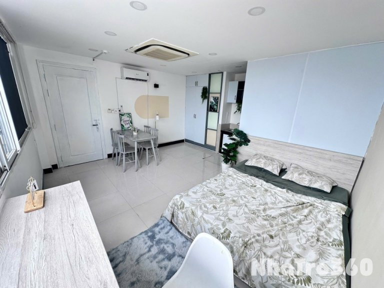 Căn hộ Studio full nội thất – cửa sổ thoáng mát