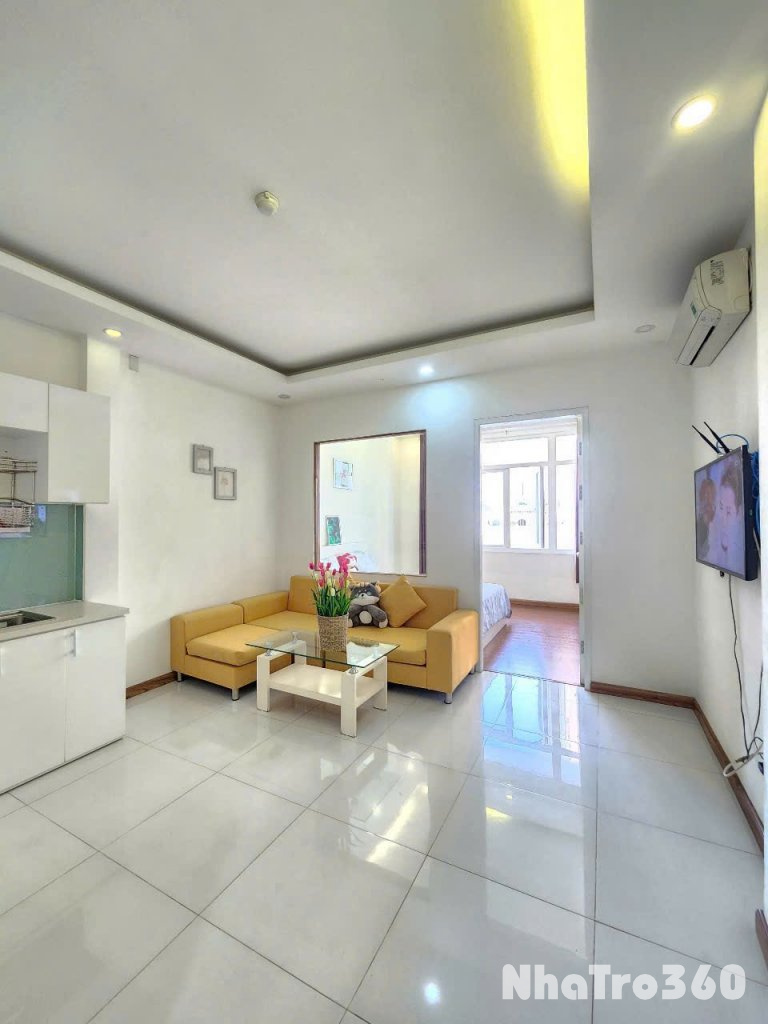 Cho thuê căn hộ 1PN tách bếp Q1 - gần Đh Sài Gòn, Đh KHTN, nhà khách Phương Nam