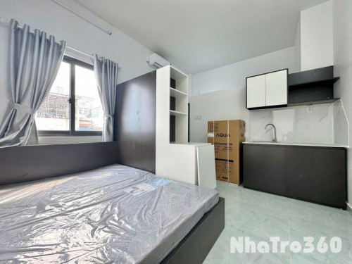 Cho thuê studio ban công Q8 - gần cầu chữ Y, cầu nguyễn Văn Cừ, cầu Nguyễn Tri Phương,...
