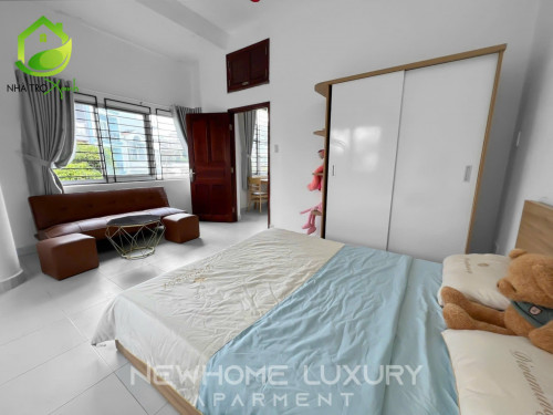 Cho thuê căn hộ 1PN, 40m2, Q4, đường Số 21, gần ĐH Luật, ĐH Nguyễn Tất Thành, chợ Xóm Chiếu