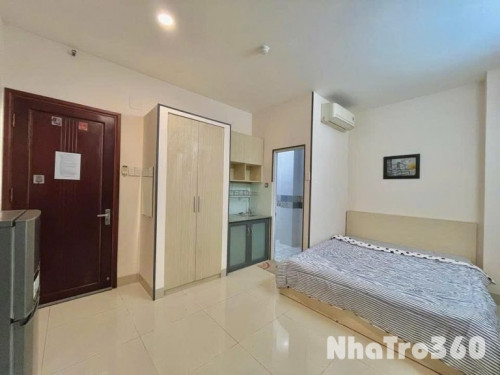 Cho thuê căn hộ Studio Cửa sổ thoáng Q4 gần ĐH Nguyễn Tất Thành, cầu Ông Lãnh, cầu Nguyễn Văn Cừ