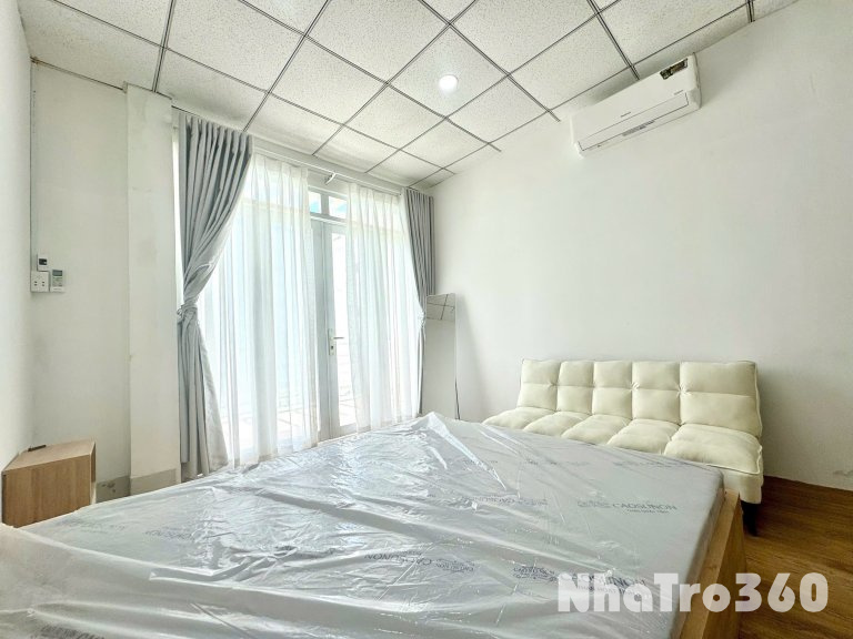 Cho thuê căn hộ ban công Q8, đường Dương Bá Trạc, gần ĐH ĐH Sài Gòn, cầu Chữ Y, cầu Nguyễn Văn Cừ