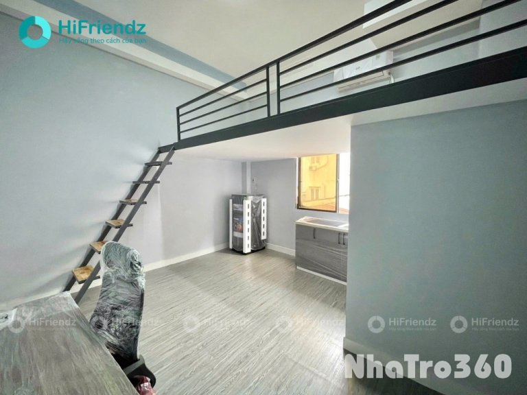 Duplex, gác, full nội thất, cửa sổ trời