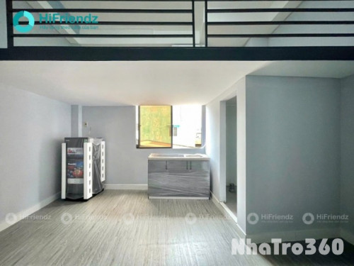 Duplex, gác, full nội thất, cửa sổ trời