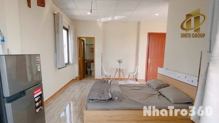 Cho thuê căn hộ Studio Cửa sổ Q4 gần ĐH Luật, ĐH Nguyễn Tất Thành, chợ 200, nhà thờ Xóm Chiếu
