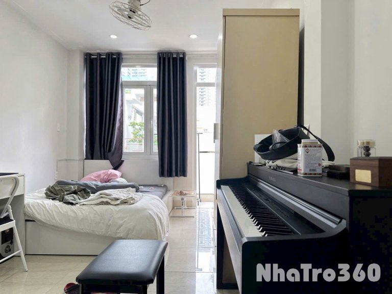 Studio ban công lớn - máy giặt riêng quận 10. Gần ĐH Bách Khoa, ĐH Huflit, ĐH Ki Studio ban công lớn - máy giặt riêng quận 10.
