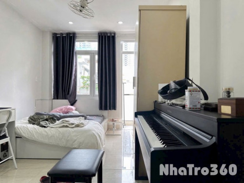 Studio ban công lớn - máy giặt riêng quận 10. Gần ĐH Bách Khoa, ĐH Huflit, ĐH Ki Studio ban công lớn - máy giặt riêng quận 10.