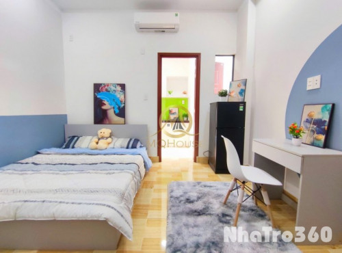 Phòng Full nội thất, ban công, tách bếp, máy giặt riêng giá chỉ từ 4tr8 không giới hạn người ở